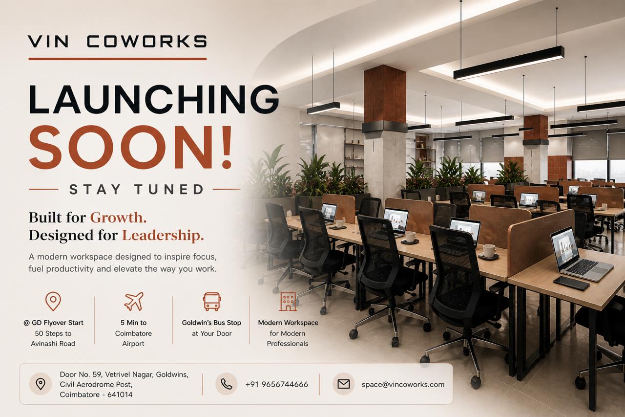 Vin Coworks — Launching Soon